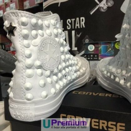 Converse All Star Dubai [Prodotto Customizzato] Scarpe Borchiate ORIGINALI 100%