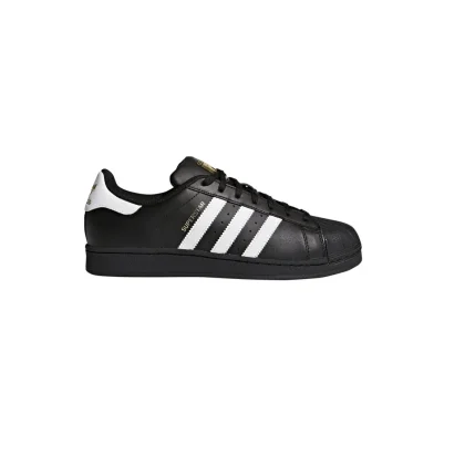 Adidas Superstar Foundation Nero Strisce Bianche 2015