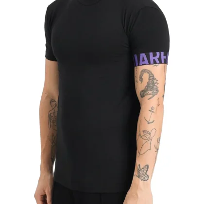 Dsquared2 T-Shirt Bianca Viola Neoclassic Mezza Manica