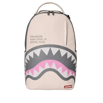 Sprayground Zaino Shark Rosa Chiaro