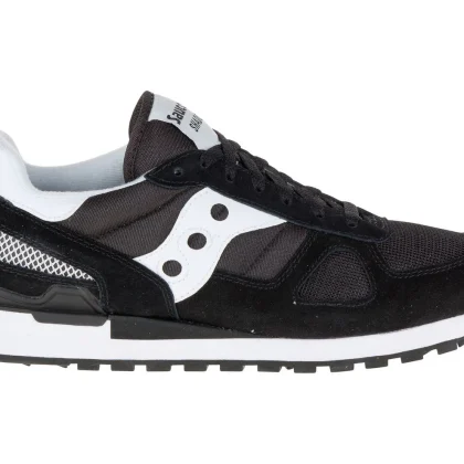 Saucony Shadow Original Classica Nero Logo Bianco