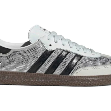 adidas Samba OG Rhinestone Crystal White Silver (Women's)