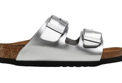 BIRKENSTOCK ARIZONA KIDS BS ELECTRIC METALLIC SILVER