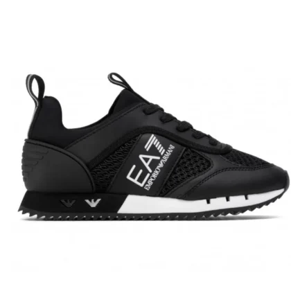 Sneakers Armani EA7 Laces Nero Logo Bianco