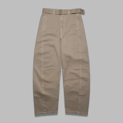 twisted belted pants