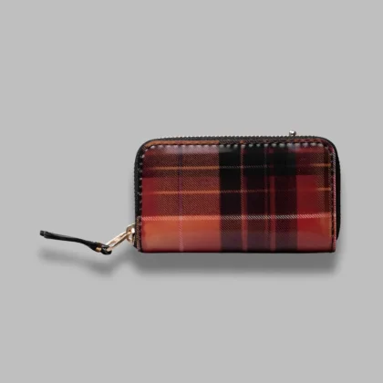 wallet / lenticular tartan - 100% tpu in: 100%cowhide made in spain
