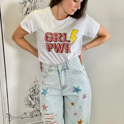 T SHIRT GIRL POWER