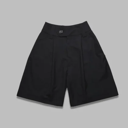 women baby suiting shorts woven - 100% wool - made in poland - lining: 100% cupro