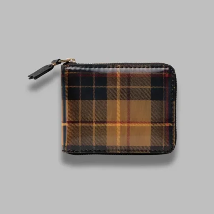 wallet / lenticular tartan - 100% tpu in: 100%cowhide made in spain